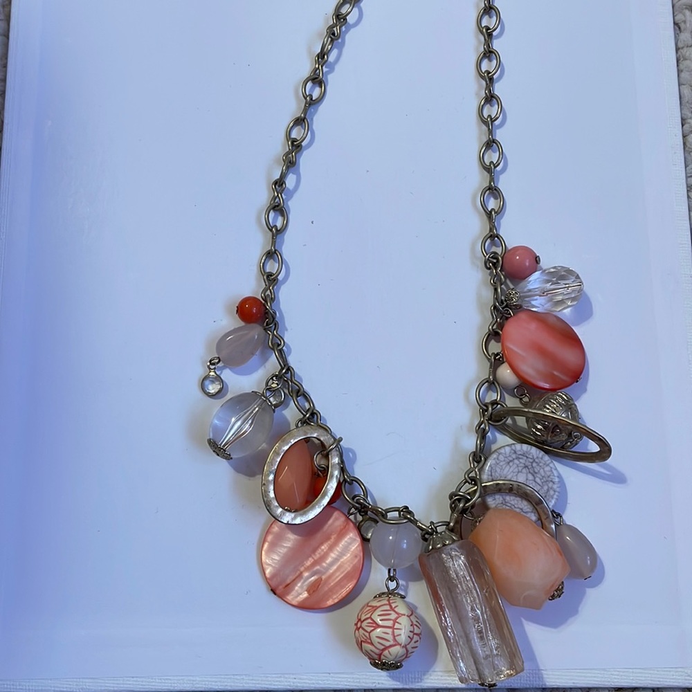 Multicolored, beaded necklace